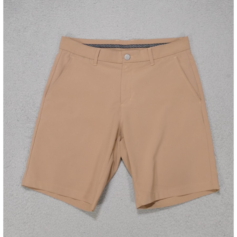 Primo Golf Shorts Mens 32 Brown 9" Stretch Outdoor Casual Pockets Lightweight